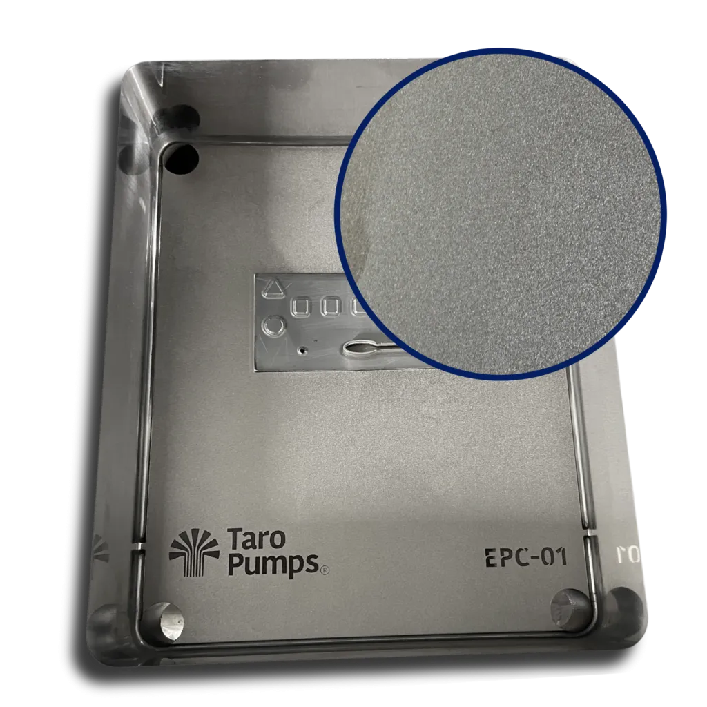 5 axis laser texturing on electric board cover mould